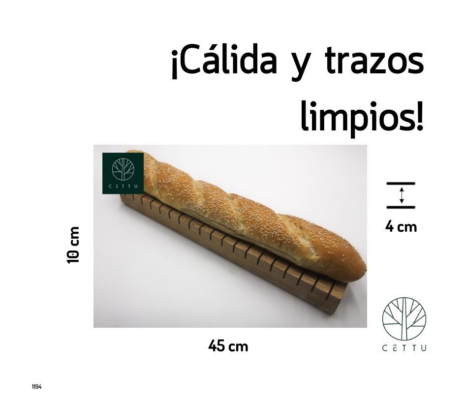 Tabla para pan Cistella. ¡Diseño minimalista!